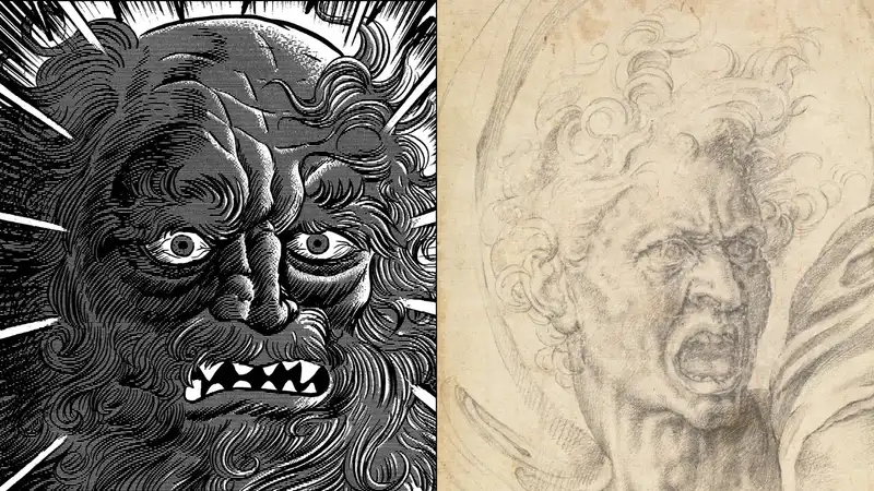 A Lucca Comics, manga di Go Nagai e disegni Uffizi a confronto