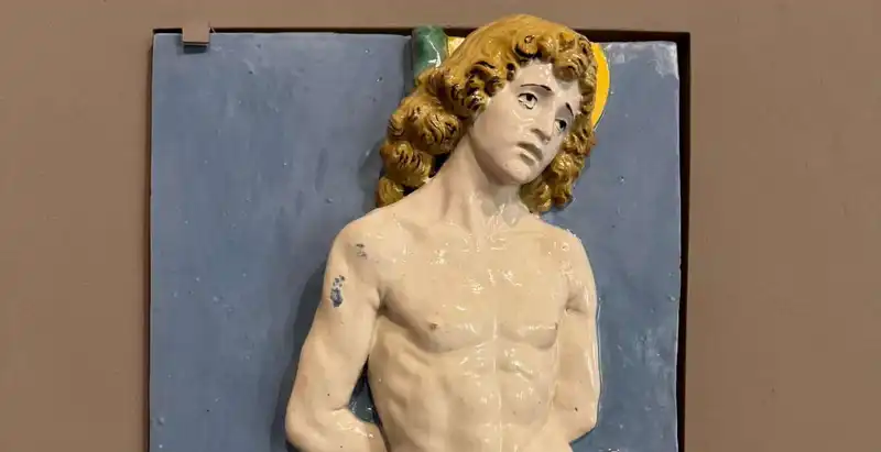 Arezzo, restaurato il San Sebastiano di Andrea della Robbia